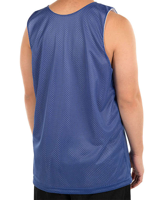 A4 Mesh Reversible Tank - Scarlet / White