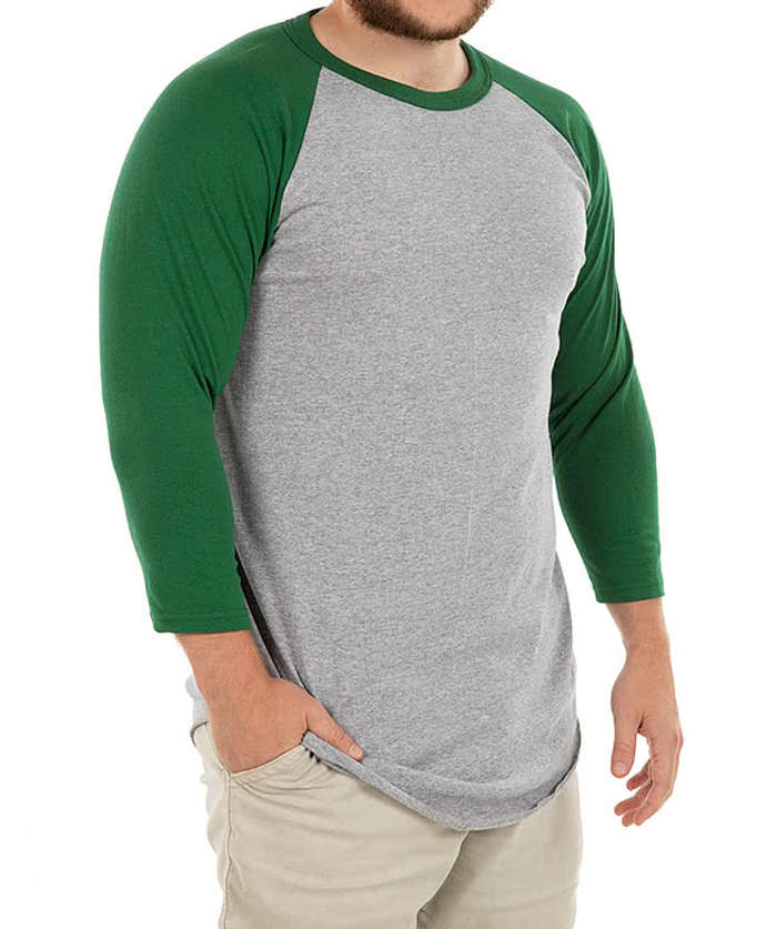 Augusta 50/50 Raglan T-shirt - White / Gold
