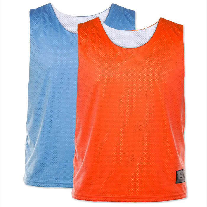Augusta Mesh Reversible Pinnie - Graphite / White