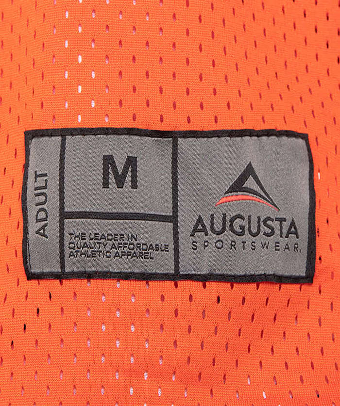 Augusta Mesh Reversible Pinnie - Graphite / White 6 Augusta Mesh Reversible Pinnie - Graphite / White