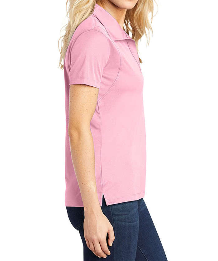 Sport-Tek Women's Sport-Wick Micro Pique Performance Polo - Embroidered - Deep Red