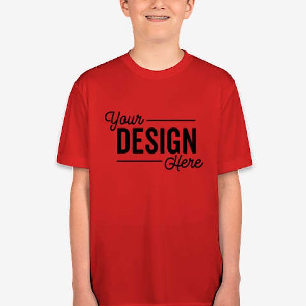 Sport-Tek Youth Competitor Performance Shirt - True Red