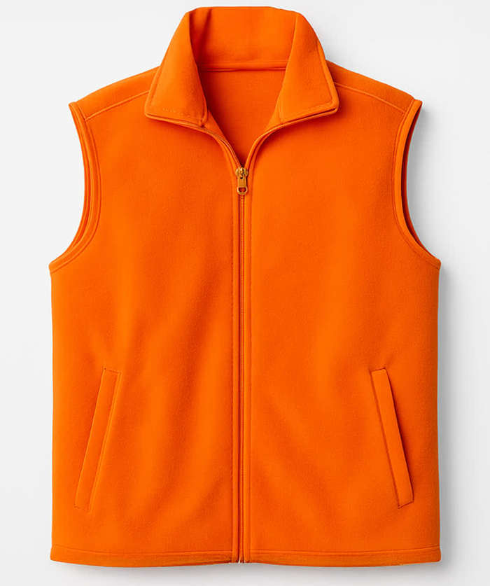 Blue Generation Full Zip Microfleece Vest - Polar Navy
