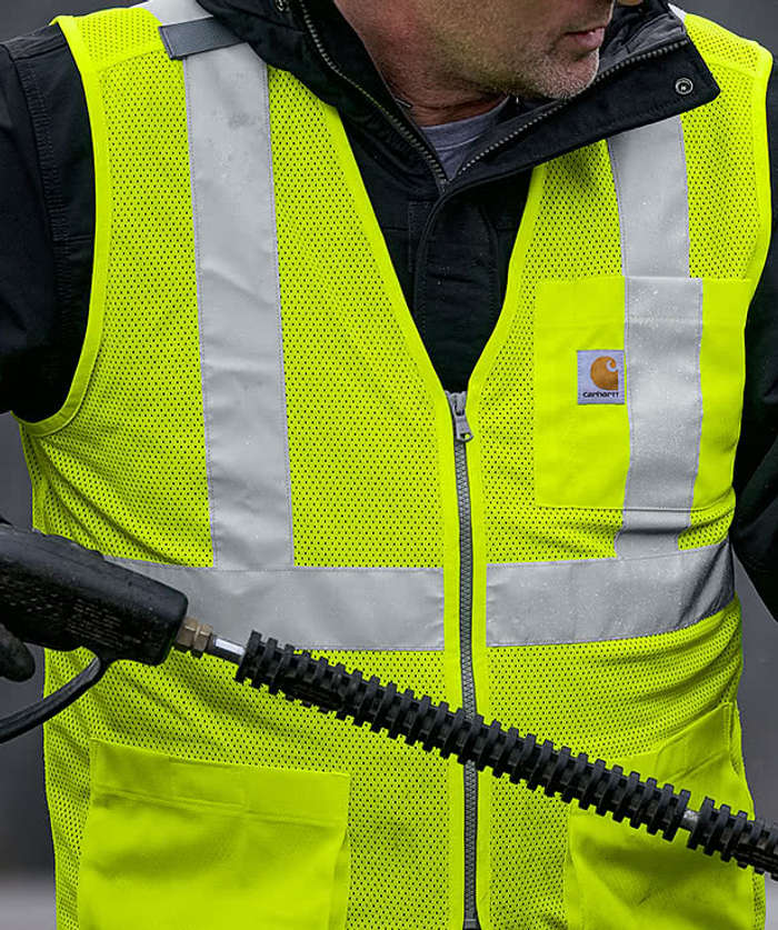Carhartt Class 2 Mesh Safety Vest - Brite Lime