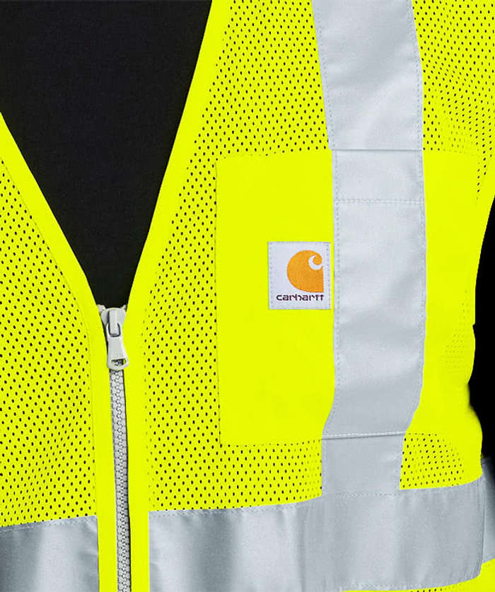 Carhartt Class 2 Mesh Safety Vest - Brite Lime