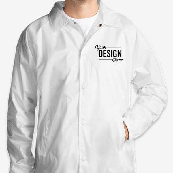 Augusta Coaches Jacket - White