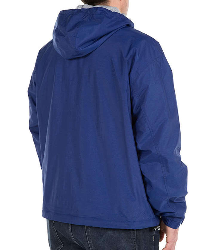 Port Authority Lined Hooded Team Jacket - Bright Navy / Light Oxford
