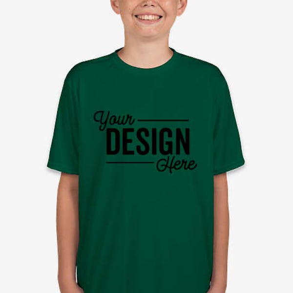 A4 Youth Promotional Performance Shirt - Forest