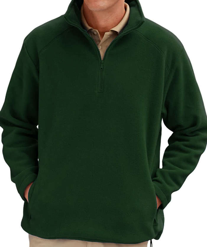 Blue Generation Microfleece Quarter Zip Pullover - Gray 4 Blue Generation Microfleece Quarter Zip Pullover - Gray