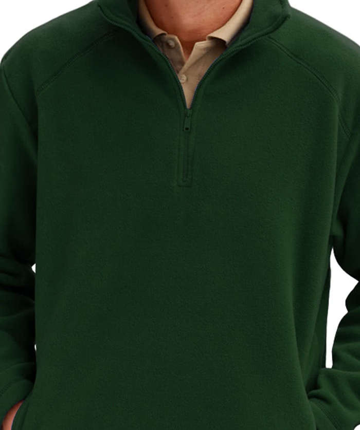 Blue Generation Microfleece Quarter Zip Pullover - Gray 5 Blue Generation Microfleece Quarter Zip Pullover - Gray