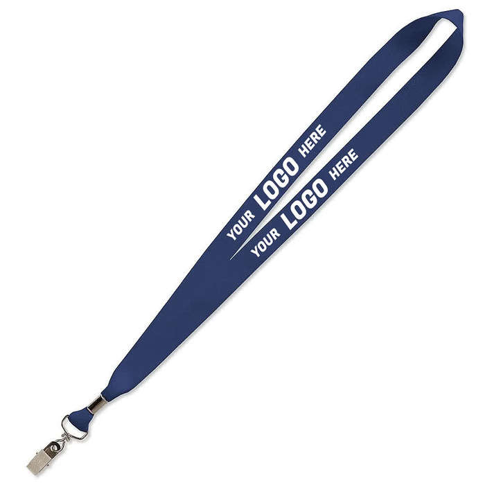 Lanyard with Bulldog Clip - Green