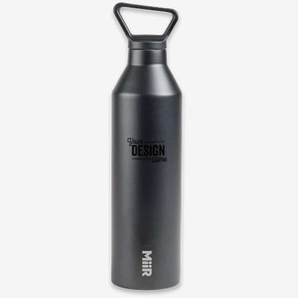 MiiR Laser Engraved 23 oz. Vacuum Insulated Water Bottle - Black Powder