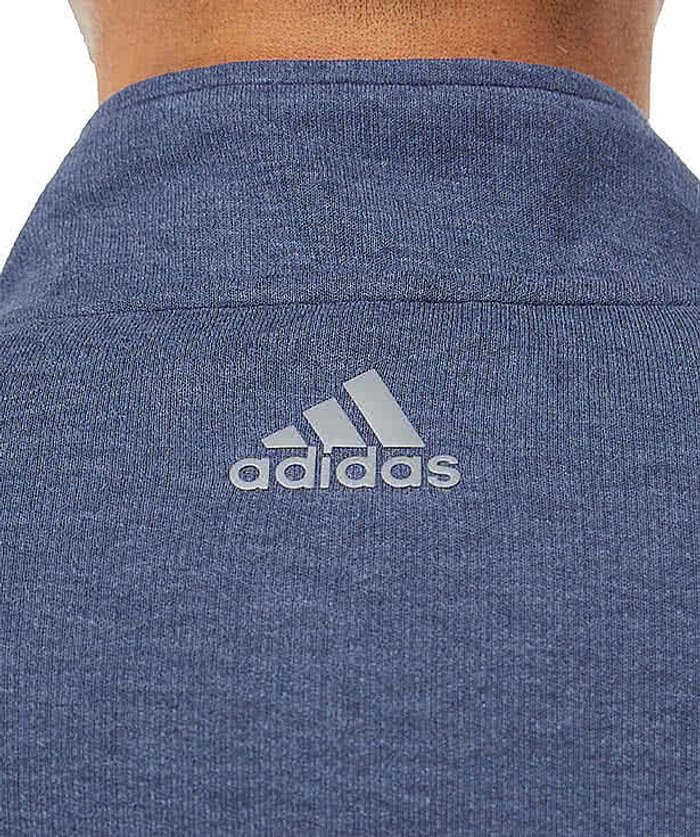 Adidas 3-Stripes Recycled Quarter Zip Sweatshirt - Grey Three Melange 9 Adidas 3-Stripes Recycled Quarter Zip Sweatshirt - Grey Three Melange