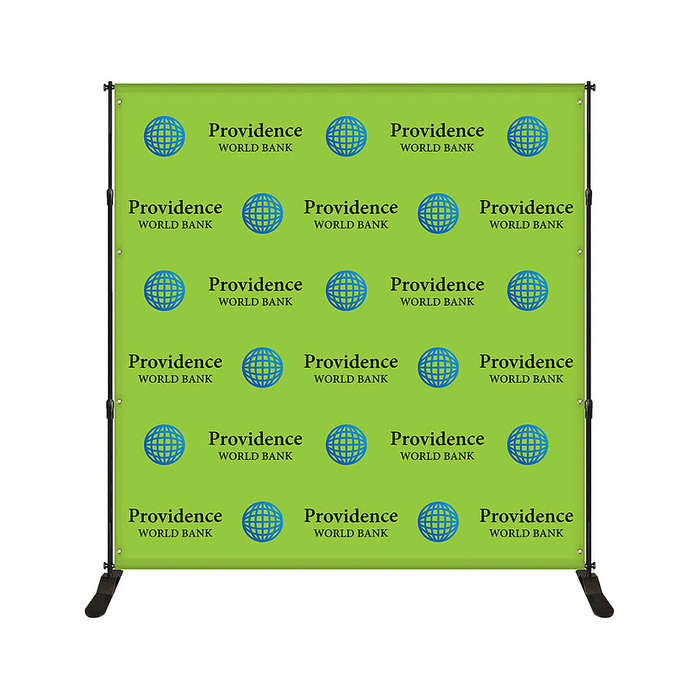 Full Color 8' x 8' Backdrop Banner Kit - Athletic Gold