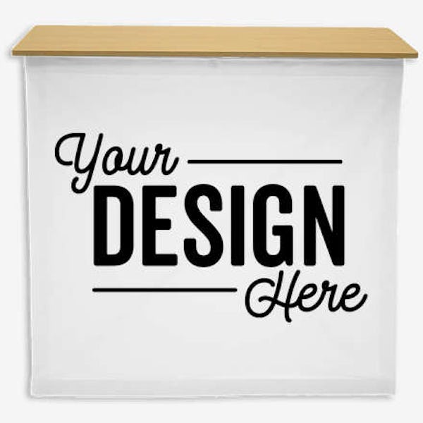 Full Color 41.75" x 40" CounterPop Display Kit - White