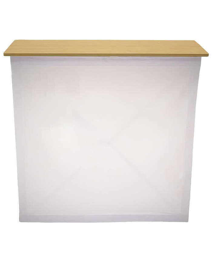 Full Color 41.75" x 40" CounterPop Display Kit - White