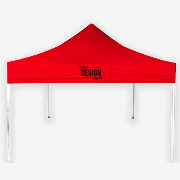 Full Color 10' Standard Canopy Tent - Red