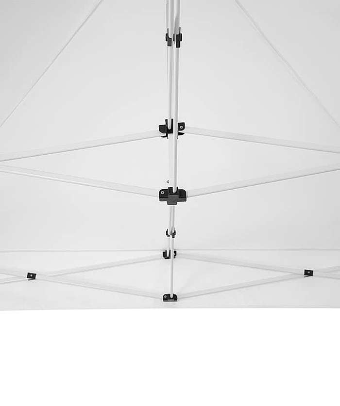 Full Color 5' Promotional Plus Tent - 2 Imprint Locations - White