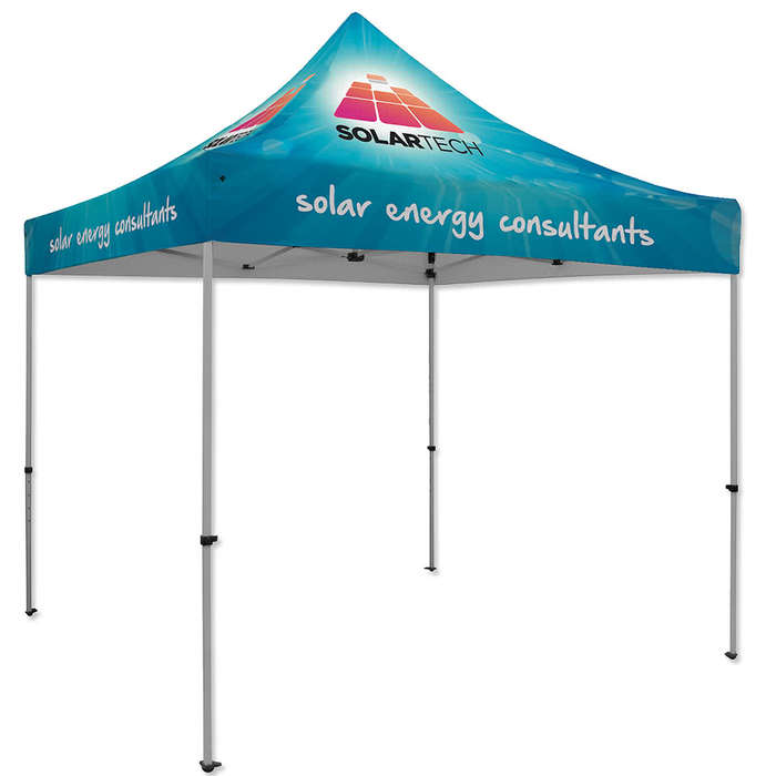 Full Color 10' Premium Canopy Tent - Athletic Gold