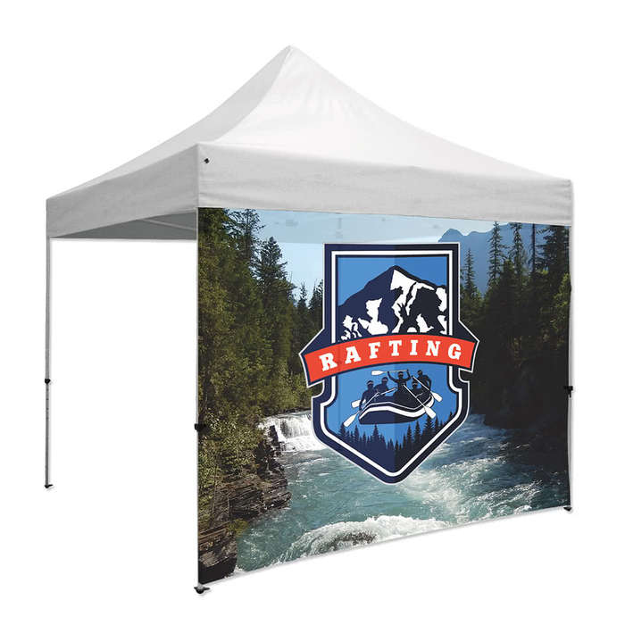 Full Color 10' Single Sided Tent Wall - Navy