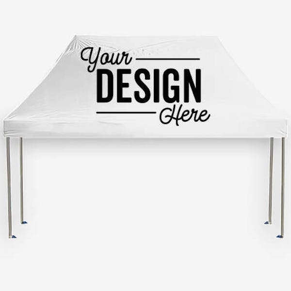 Full Color 20' Premium Canopy Tent - White