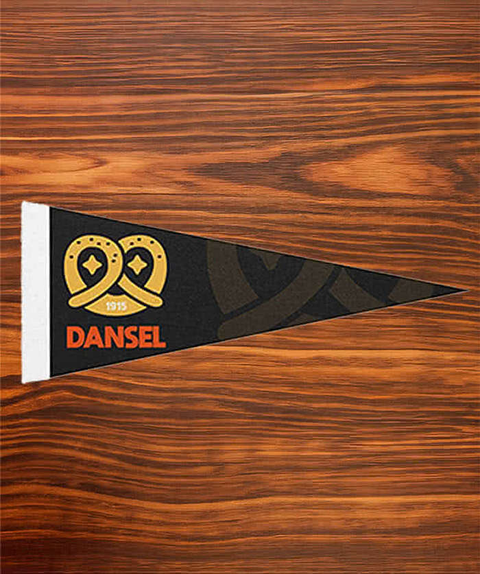 9" x 24" Felt Pennant - Forest Green
