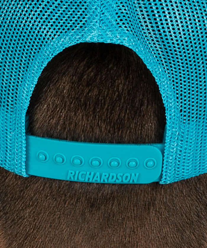 Richardson Snapback Trucker Hat - Embroidered - Royal / White 7 Richardson Snapback Trucker Hat - Embroidered - Royal / White
