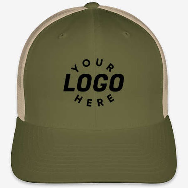 Yupoong Retro Trucker Hat - Moss / Khaki