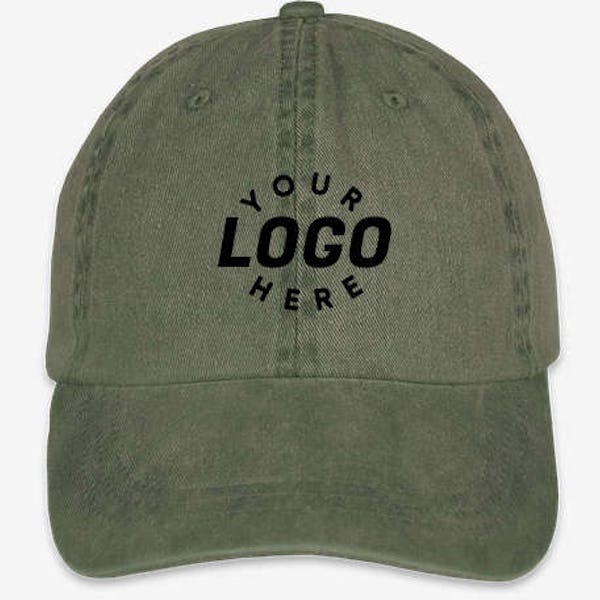 Mega Cap Pigment Dyed Hat - Dark Green