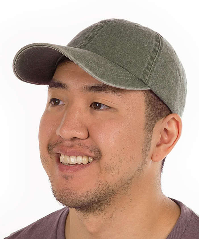 Mega Cap Pigment Dyed Hat - Dark Green 4 Mega Cap Pigment Dyed Hat - Dark Green