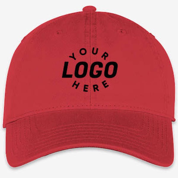 Otto Cap Garment Washed Baseball Hat - Red