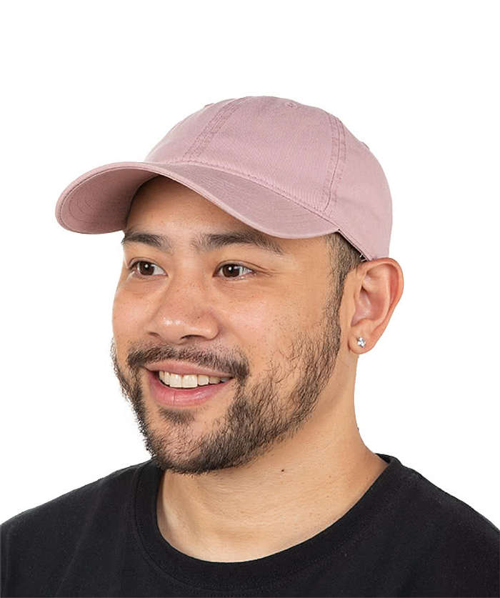 Otto Cap Garment Washed Baseball Hat - Red