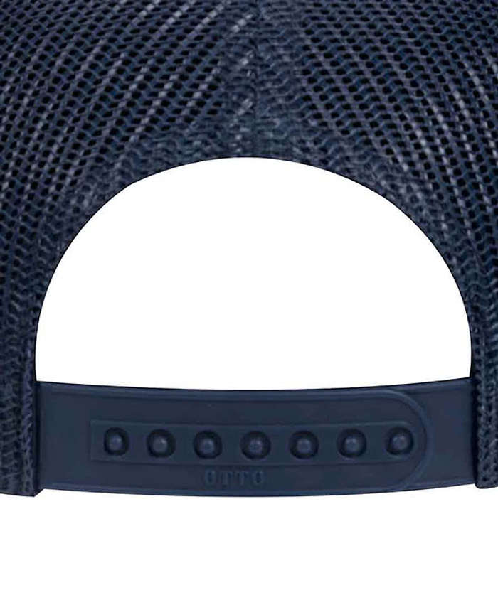 Otto Cap Five-Panel Trucker Hat - Embroidered - Red