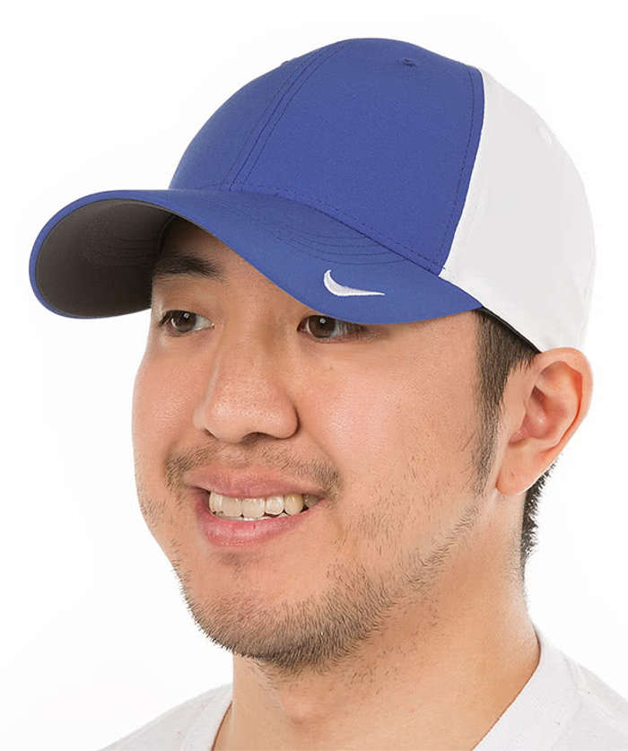 Nike Swoosh Legacy Performance Hat - Game Royal / White