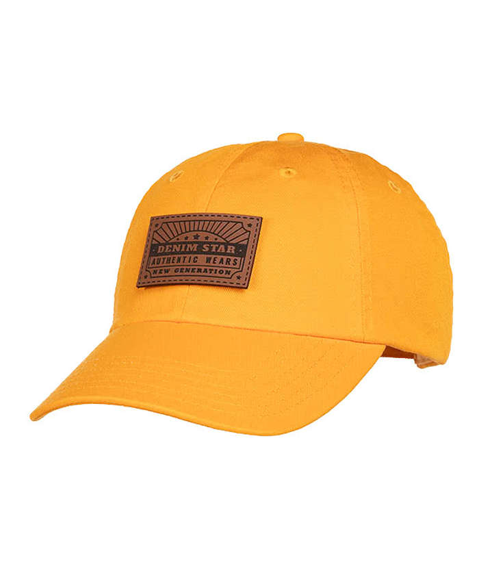 Valucap Bio-Washed Hat - Rectangle Faux Leather Patch - Laser Engraved - Royal