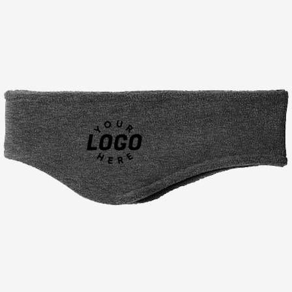 Port & Company Stretch Fleece Headband - Midnight Heather