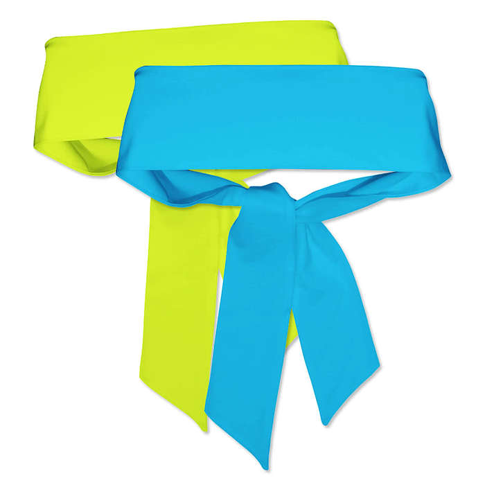 Tie Back Headband - Bright Yellow