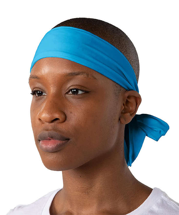 Tie Back Headband - Bright Yellow