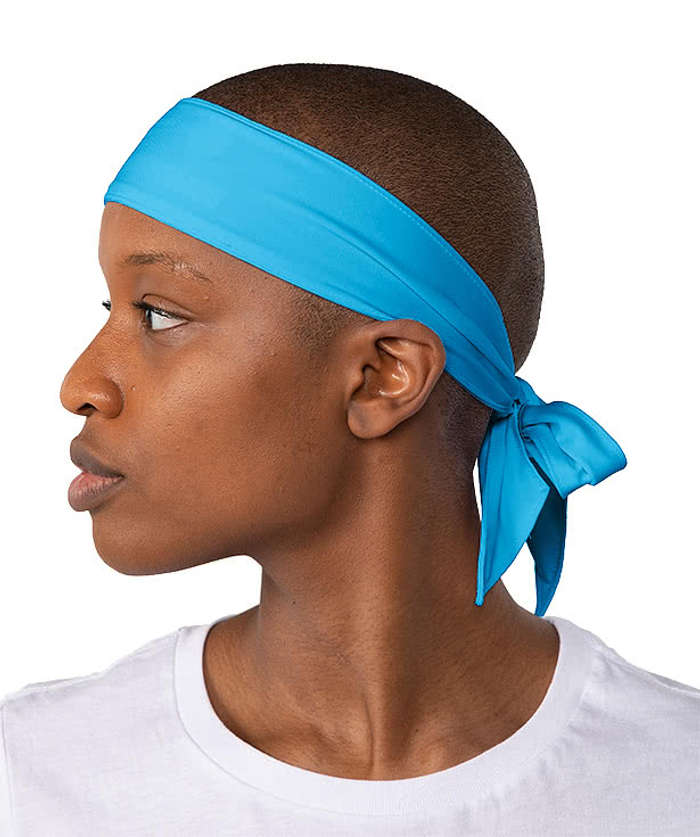 Tie Back Headband - Bright Yellow