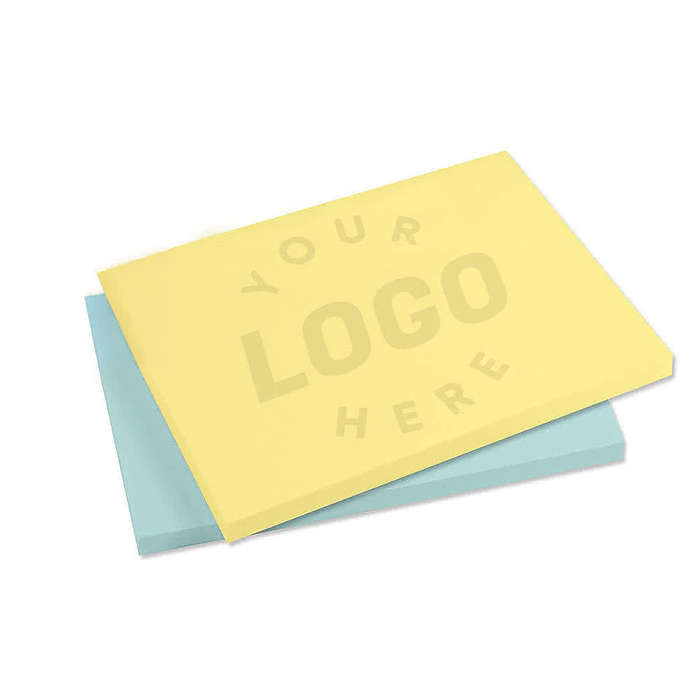 3M Post-it® Note- 4" x 3" - 50 sheets/pad - Recycled Sky Blue