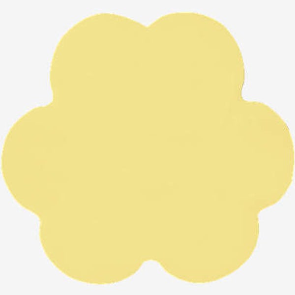 3M Paw Print Post-it® Note - 50 sheets/pad - Recycled Canary Yellow
