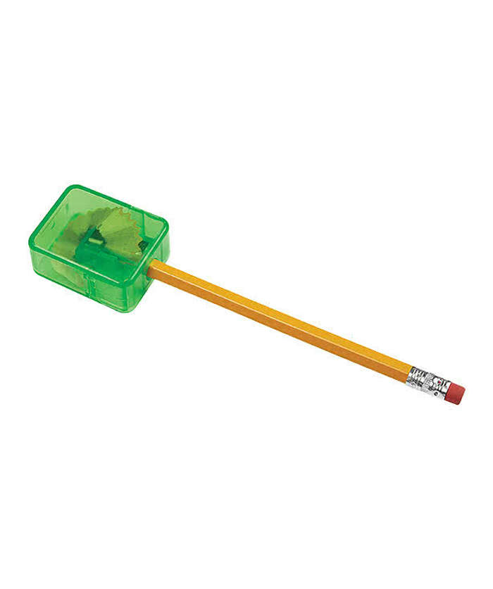 Pencil Sharpener - Translucent Blue 3 Pencil Sharpener - Translucent Blue