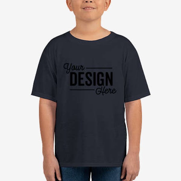 Gildan Youth Soft Jersey Performance Shirt - Navy