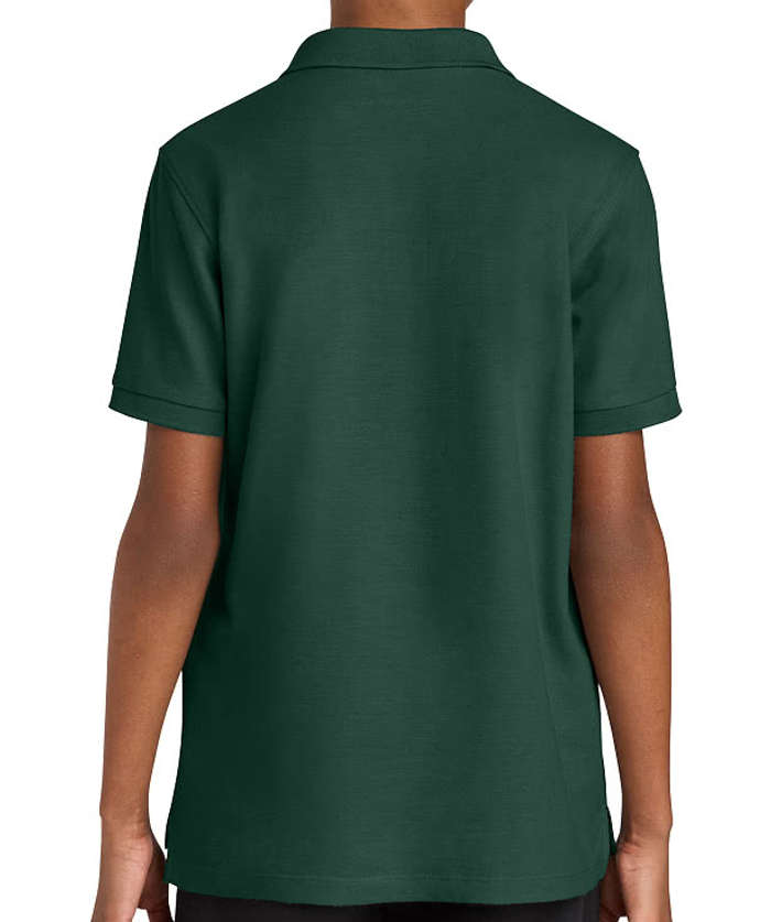 Port Authority Youth Wearever UV Performance Pique Polo - White 4 Port Authority Youth Wearever UV Performance Pique Polo - White