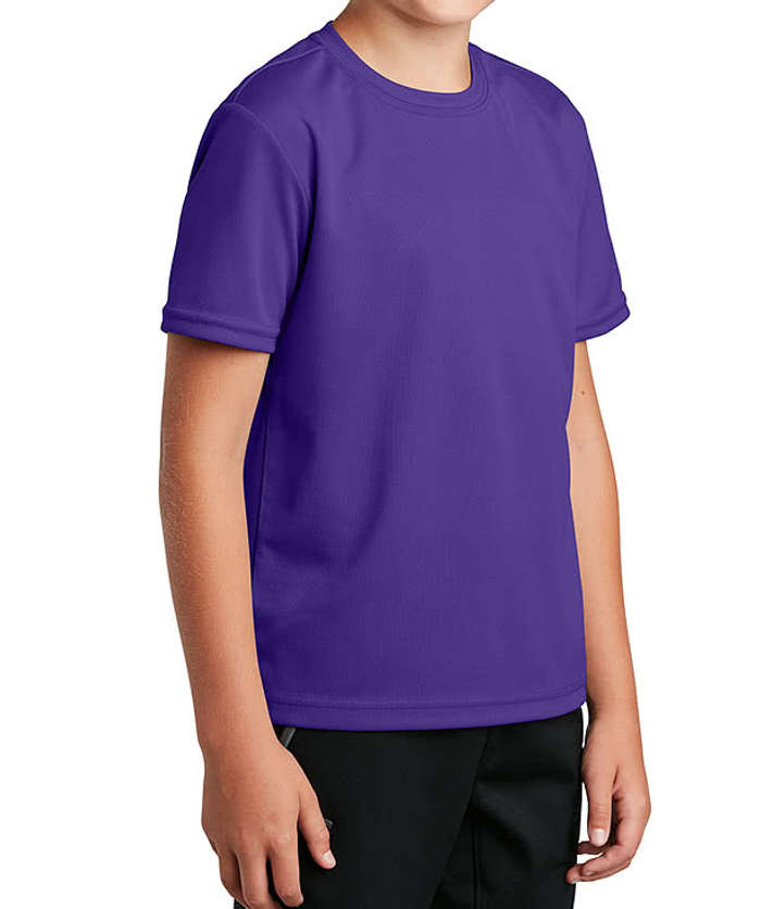 Sport-Tek Youth RacerMesh Performance Shirt - Neon Orange