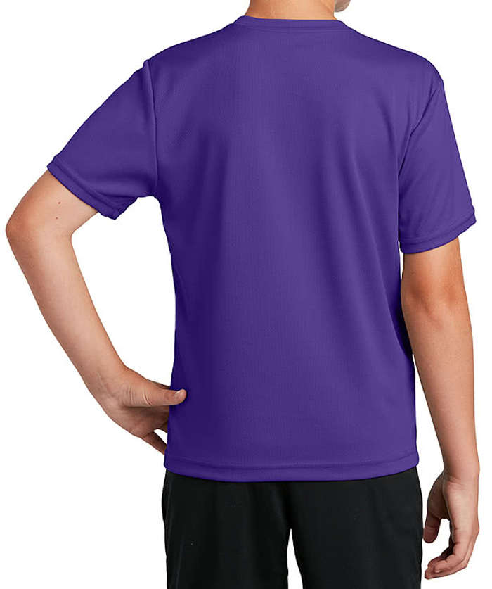 Sport-Tek Youth RacerMesh Performance Shirt - Neon Orange