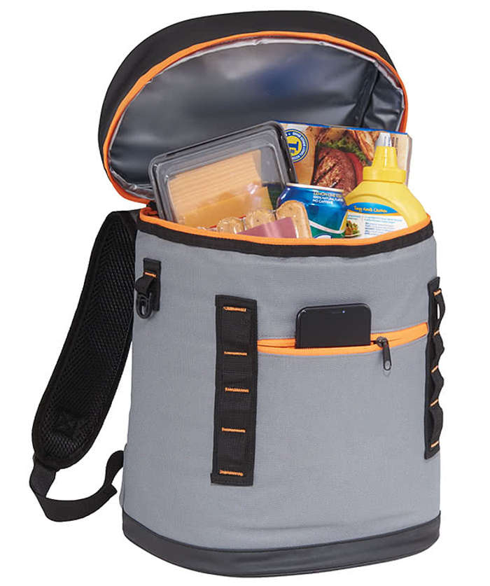 20 Can Adjustable Backpack Cooler - Black 4 20 Can Adjustable Backpack Cooler - Black