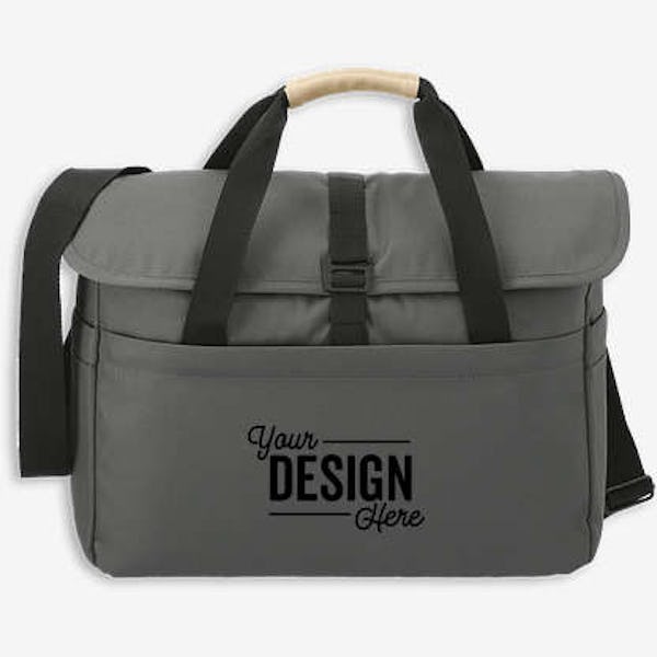 Aft Recycled 15" Computer Messenger Bag - Charcoal