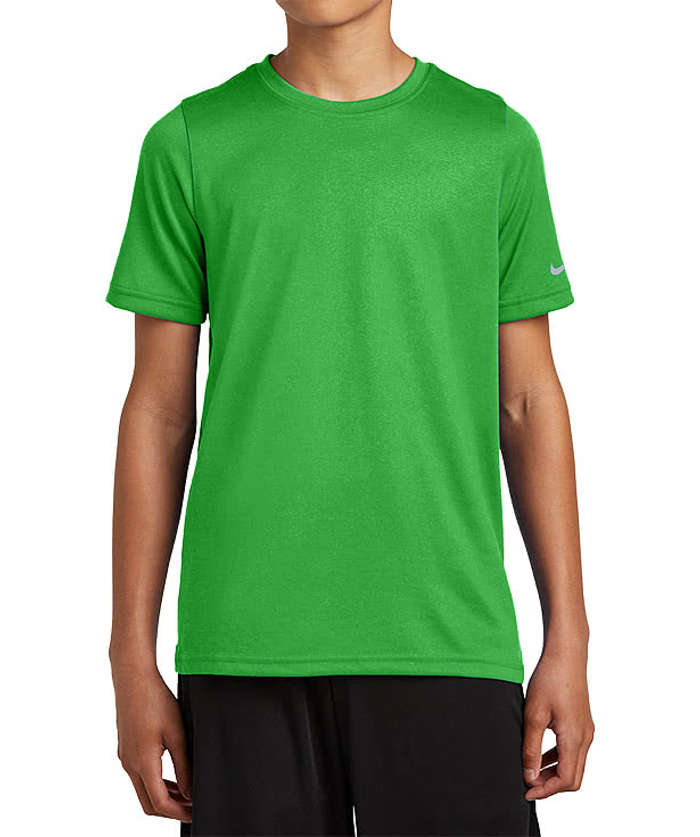 Nike Youth rLegend Recycled Swoosh Sleeve Performance Shirt - University Red