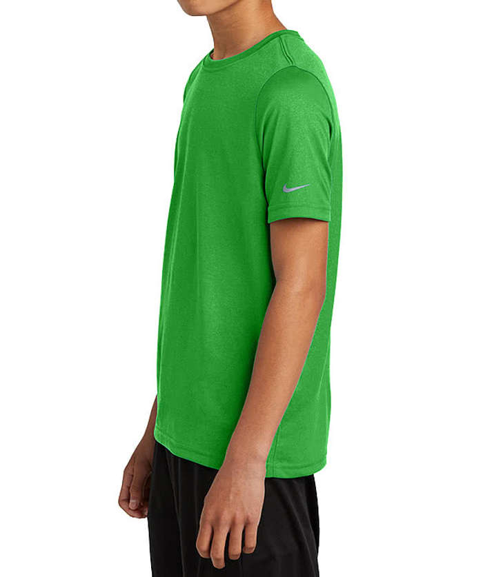 Nike Youth rLegend Recycled Swoosh Sleeve Performance Shirt - University Red